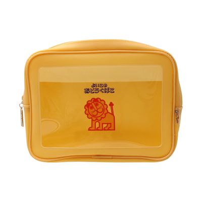 Old Resta Unisex Adult Clear Pouch, Orange, one Size