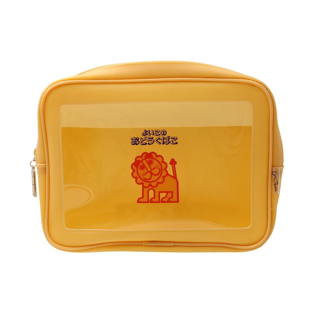 Old Resta Unisex Adult Clear Pouch, Orange, one Size
