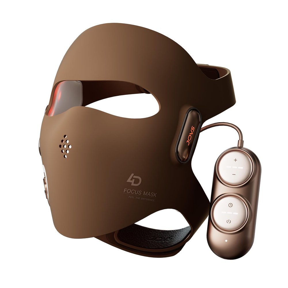 JOVS 4D Laser Light Therapy Mask - Red Light Therapy for Face, Led Face Mask Light Therapy, 6x Powerful More Than LED, FPT Technology, 4 Wavelengths, Anti-Aging