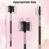 cobee 12Pcs Eyebrow Eyelash Shaper, 3 Head Eyebrow Brush Comb Double Head Eyelash Separator Brush Eyelash Makeup Grooming Tool for Women Eliminating Mascara Clumps Separating Lashes view 3