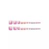 48pcs Long Coffin Press on Nails and Toes Nails Color French Tip Fake Fingers Toe Nail Tips Press ons Butterfly Nail Charm Glue on Toe Nails Square Flower Summer False Toe Nails for Women and Girls view 4