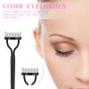 JJUNW 5-Piece Mascara Set - Folding Angle Fan Brush, Eyebrow & Lashes Wand, Multifunctional Makeup Tool for Natural Eye Makeup view 2