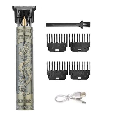 Razors Hair Clipper Professional Cutter Vintage T9 USB Hair Cutting Machine Trimmer for Men Cordless Beard Trimmer Men Hair Trimmer(Dragon A)