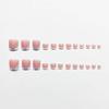 48pcs Long Coffin Press on Nails and Toes Matching Set White French Tip Fake Fingers Toe Nail Tips Press ons Blue Flower Glue on Toe Nails Square Nude Summer False Toe Nails for Women and Girls view 4