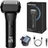 Electric Razor for Men, 2-Speed 5-Blade Electric Shavers for Men Face Cordless Rechargeable, Mens Foil Shaver Shaving Machine Wet Dry Men's Travel Razors for Man Close Shaving Face as Gift, Black view 1