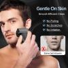 Electric Razor for Men, 2-Speed 5-Blade Electric Shavers for Men Face Cordless Rechargeable, Mens Foil Shaver Shaving Machine Wet Dry Men's Travel Razors for Man Close Shaving Face as Gift, Black view 4