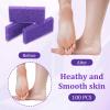 100 Pcs Pumice Stone for Feet Scrubber Dead Skin Disposable Foot Scrubber Pumice Pads Foot Pumice Foot Callus Remover for Feet Pedicure Foot Heel Exfoliator Tool Purple Pumice Sponge Salon Home Use view 4