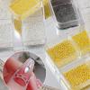 HUIFACAI 6 Grids/Box Professional Art Stainless Steel Metal Caviar Bead 3D Decoration Jewelry Accessories view 3