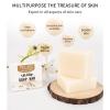 Sheghy Natural Tallow Bar Soap, Grass Fed Beef Tallow Pure, Pure Beef Tallow Soap Bar, Moisturizing Face & Body Wash, Beef Tallow Soap for Skin Care (2PC) view 3