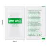 30 pack Travel Size Body Wash Bulk Individually Wrapped - Refreshing Mini Shower Gel Single Use Supplies for Homeless Care Hotel Guests, White Tea Scent,0.35 fl oz/10ml view 2