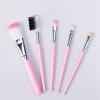 CTPCRTYK 5 Pack Multi Purpose Makeup Foundation Eyeshadow Eyeliner Lip Gloss Brush Set Small Angled Makeup Brush view 2