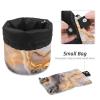 2PCS Retro Aesthetic Marble-305 Travel Cosmetic Bag Makeup Organizer Bag Bathroom Cases Toiletry Bag with Drawstring (Cylindrical bag and small bag) view 4