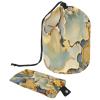 2PCS Marble Texture-344 Travel Cosmetic Bag: Your Ultimate Makeup Organizer & Bathroom Cases - With Drawstring, Cylindrical & Small Toiletry Bag view 1