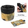 2PCS Marble Texture-344 Travel Cosmetic Bag: Your Ultimate Makeup Organizer & Bathroom Cases - With Drawstring, Cylindrical & Small Toiletry Bag view 4