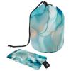 2PCS Art Marble-220 Travel Cosmetic Bag: Your Ultimate Makeup Organizer & Bathroom Cases - With Drawstring, Cylindrical & Small Toiletry Bag view 1