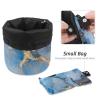 2PCS Colored Marble-375 Travel Cosmetic Bag Makeup Organizer, Drawstring Bathroom Cases - Cylindrical & Small Toiletry Bag view 4