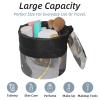 2PCS Marble Texture-351 Travel Cosmetic Bag Makeup Organizer, Drawstring Bathroom Cases - Cylindrical & Small Toiletry Bag view 2