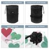 2PCS Colorful Love-32 Travel Cosmetic Bag: Your Ultimate Makeup Organizer & Bathroom Cases - With Drawstring, Cylindrical & Small Toiletry Bag view 3