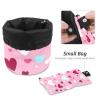 2PCS Art Love-162 Travel Cosmetic Bag Makeup Organizer: Stylish Bathroom Cases with Drawstring, Cylindrical & Small Toiletry Bag view 4