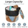 2PCS Marble Texture-360 Travel Cosmetic Bag: Your Ultimate Makeup Organizer & Bathroom Cases - With Drawstring, Cylindrical & Small Toiletry Bag view 2