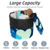 2PCS Colorful Love-24 Travel Cosmetic Bag: Your Ultimate Makeup Organizer & Bathroom Cases - With Drawstring, Cylindrical & Small Toiletry Bag view 2