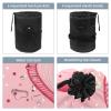 2PCS Art Love-172 Travel Cosmetic Bag: Your Ultimate Makeup Organizer & Bathroom Cases - With Drawstring, Cylindrical & Small Toiletry Bag view 3