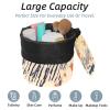 2PCS Abstract Art-614 Travel Cosmetic Bag Makeup Organizer: Stylish Bathroom Cases with Drawstring, Cylindrical & Small Toiletry Bag view 2