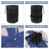 2PCS Abstract Graffiti-428 Travel Cosmetic Bag: Your Ultimate Makeup Organizer & Bathroom Cases - With Drawstring, Cylindrical & Small Toiletry Bag view 3