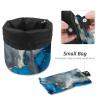 2PCS Art Marble-241 Travel Cosmetic Bag Makeup Organizer Bag Bathroom Cases Toiletry Bag with Drawstring (Cylindrical bag and small bag) view 4