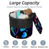 2PCS Art Love-160 Travel Cosmetic Bag: Your Ultimate Makeup Organizer & Bathroom Cases - With Drawstring, Cylindrical & Small Toiletry Bag view 2