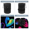 2PCS Art Love-160 Travel Cosmetic Bag: Your Ultimate Makeup Organizer & Bathroom Cases - With Drawstring, Cylindrical & Small Toiletry Bag view 3