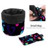 2PCS Art Love-160 Travel Cosmetic Bag: Your Ultimate Makeup Organizer & Bathroom Cases - With Drawstring, Cylindrical & Small Toiletry Bag view 4