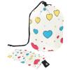 2PCS Colorful Love-28 Travel Cosmetic Bag: Your Ultimate Makeup Organizer & Bathroom Cases - With Drawstring, Cylindrical & Small Toiletry Bag view 1