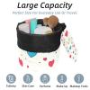 2PCS Colorful Love-28 Travel Cosmetic Bag: Your Ultimate Makeup Organizer & Bathroom Cases - With Drawstring, Cylindrical & Small Toiletry Bag view 2