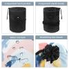 2PCS Colorful Graffiti-515 Travel Cosmetic Bag Makeup Organizer, Drawstring Bathroom Cases - Cylindrical & Small Toiletry Bag view 3