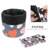 2PCS Art Love-132 Travel Cosmetic Bag: Your Ultimate Makeup Organizer & Bathroom Cases - With Drawstring, Cylindrical & Small Toiletry Bag view 4