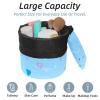 2PCS Colorful Love-20 Travel Cosmetic Bag: Your Ultimate Makeup Organizer & Bathroom Cases - With Drawstring, Cylindrical & Small Toiletry Bag view 2