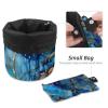 2PCS Art Marble-242 Travel Cosmetic Bag Makeup Organizer: Stylish Bathroom Cases with Drawstring, Cylindrical & Small Toiletry Bag view 4