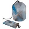 2PCS Art Marble-264 Travel Cosmetic Bag: Your Ultimate Makeup Organizer & Bathroom Cases - With Drawstring, Cylindrical & Small Toiletry Bag view 1