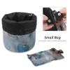 2PCS Art Marble-264 Travel Cosmetic Bag: Your Ultimate Makeup Organizer & Bathroom Cases - With Drawstring, Cylindrical & Small Toiletry Bag view 4