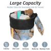 2PCS Colored Marble-376 Travel Cosmetic Bag: Your Ultimate Makeup Organizer & Bathroom Cases - With Drawstring, Cylindrical & Small Toiletry Bag view 2