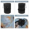 2PCS Colored Marble-376 Travel Cosmetic Bag: Your Ultimate Makeup Organizer & Bathroom Cases - With Drawstring, Cylindrical & Small Toiletry Bag view 3