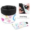 2PCS Art Love-118 Travel Cosmetic Bag Makeup Organizer: Stylish Bathroom Cases with Drawstring, Cylindrical & Small Toiletry Bag view 4