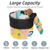 2PCS Abstract Art-599 Travel Cosmetic Bag Makeup Organizer, Drawstring Bathroom Cases - Cylindrical & Small Toiletry Bag view 2