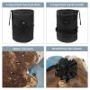 2PCS Art Marble-260 Travel Cosmetic Bag: Your Ultimate Makeup Organizer & Bathroom Cases - With Drawstring, Cylindrical & Small Toiletry Bag view 3