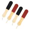 WOONEKY 4pcs Double Sided Wood Foot Files Dead Skin Remover Pedicure Rub Foot Tool Callus Remover Callus Treatment view 1
