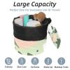 2PCS Abstract Graffiti-458 Travel Cosmetic Bag Makeup Organizer: Stylish Bathroom Cases with Drawstring, Cylindrical & Small Toiletry Bag view 2
