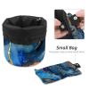 2PCS Art Marble-238 Travel Cosmetic Bag Makeup Organizer: Stylish Bathroom Cases with Drawstring, Cylindrical & Small Toiletry Bag view 4