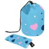 2PCS Colorful Love-14 Travel Cosmetic Bag Makeup Organizer: Stylish Bathroom Cases with Drawstring, Cylindrical & Small Toiletry Bag view 1
