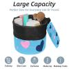 2PCS Colorful Love-14 Travel Cosmetic Bag Makeup Organizer: Stylish Bathroom Cases with Drawstring, Cylindrical & Small Toiletry Bag view 2